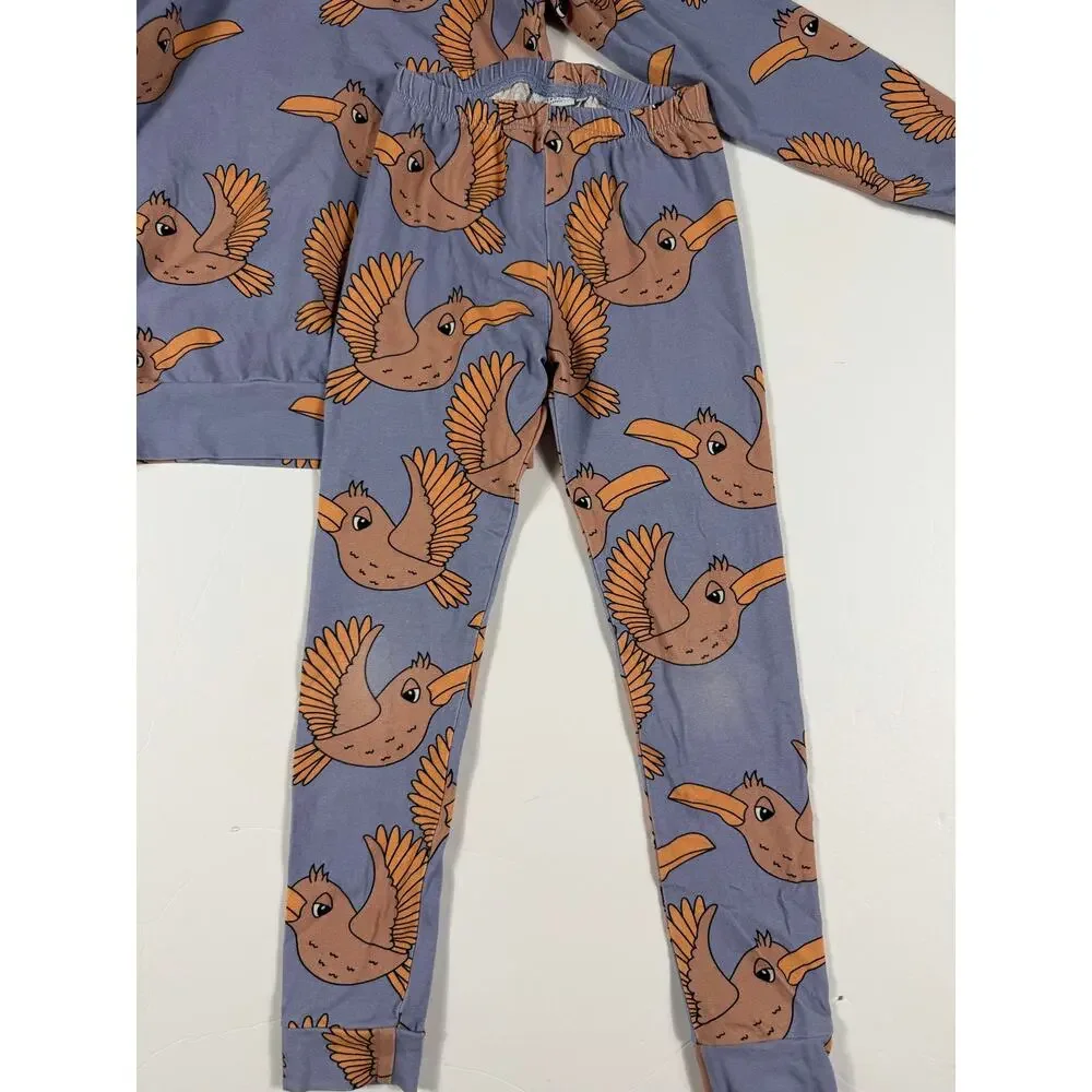 Dear Sophie Bird Print Sweatshirt Leggings Set Size 7-8 Years